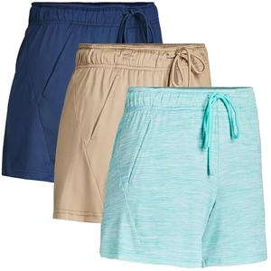 Womens Dry Fit Athletic Running Shorts 3 Pack Women's Workout Gym Short's, Casual Lounge Beach Short for Women Small