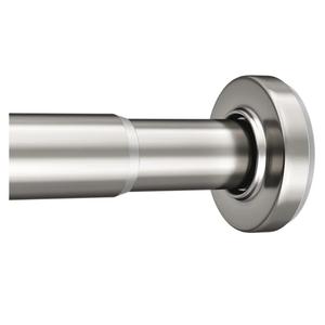 AmazerBath Spring Tension Shower Curtain Rod, 31-75 Inches Heavy Duty Tension Rod Rust Proof Bathroom Curtain Rod, Adjustable No Drill Easy Segmented Installation