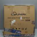 SOLPERK Solar Panel Kit 50W 12V, Solar Battery Trickle Charger Maintainer with Upgrade Waterproof Controller for Boat Car RV Motorcycle Marine Automotive (Without Mounting Bracket) (50W PWM+Load)