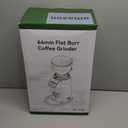 MOKKOM Professional 64mm Flat Burr Coffee Grinder with 100 Grind Settings, All-Metal Stainless Steel Body, Coffee Bean Grinder with Adjustable Electronic Timer, Anti-Static, LED Display