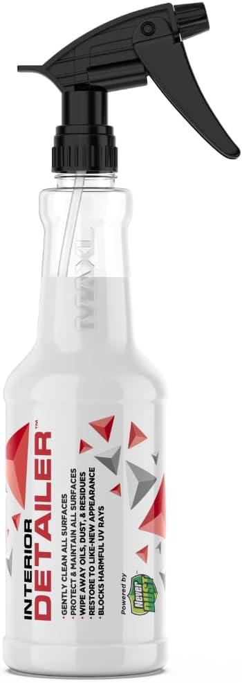 MAXL Interior Car Cleaner Detailer Spray with NeverDust Technology Formula (20oz, 1 Pack) - Repels Dust, Wipes Oil, Residue with Matte Finish for Leather, Dash, Trim & Screens - Safe on All Surfaces