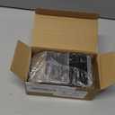 Novabright 50 Pack Magnetic Name Tags 1.5" x 3" Engravable Blank Name Badge Holder with Magnetic Backing Reusable Plastic ID Tags with Backing Magnets for School Office Employee(Silver)