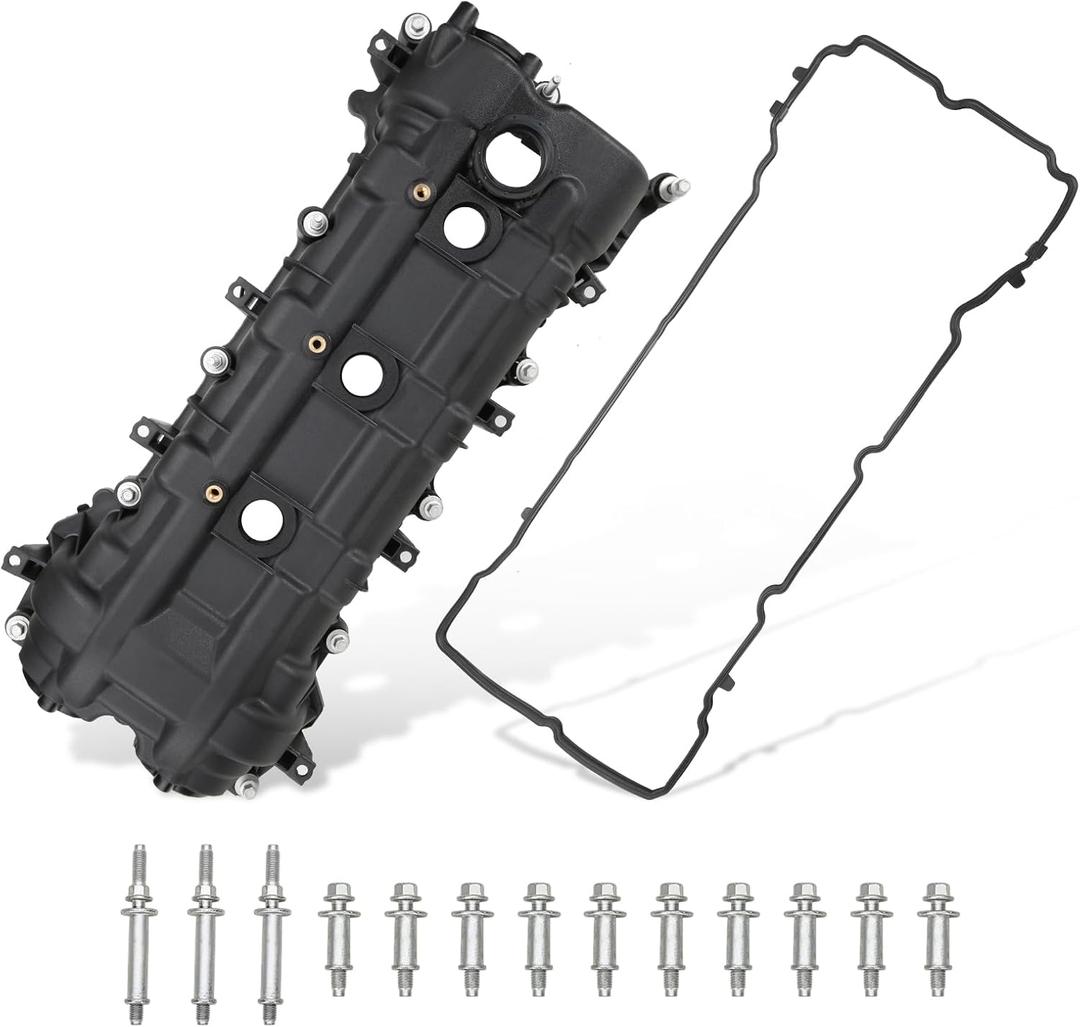 MITZONE Valve Cover Right Side compatible with 2011-2020 Dodge Chrysler Jeep RAM 3.2L 3.6L V6 Grand Cherokee Wrangler Journey Grand Caravan Town Country 1500 Replaces 5184068AN