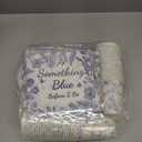 Zhehao 250 Pcs Something Blue Bridal Shower Plates Napkins Sets 50 Pcs 9'' Dinner Plates and 7'' Dessert Plate and 9oz Cups 100 Napkins Serves 50 Party Supplies Bridal Shower Engagement Decoration