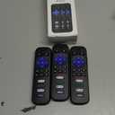 3-Pack Replacement Remote for Roku TV, Compatible with TCL/Onn/Hisense Roku TVs, No Setup Required