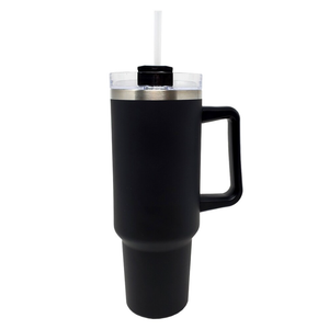 Vessel Stainless Steel Tumbler with Handle - Black - 40 Oz - Pack Of 3