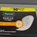 Depend Shields Incontinence Pads for Men, Light Absorbency, 90 Count