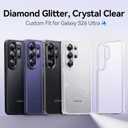 CASEKOO Pearl Glitter for Samsung Galaxy S26 Ultra Case [Patented Anti-Yellow] [16FT Military-Grade Protection] [Camera Guard] Slim Transparent Shockproof Case with Lanyard Hole for S26 Ultra 6.9''