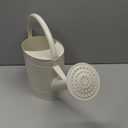 1.3 Gal Watering Can, Matte Cream White Finish, Galvanized, Metal Watering Can, Perfect Plant Water Can for Plants Indoor & Outdoor