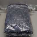 FVERWAG Heated Blanket King Size - Dual Control King Electric Blanket with 5 Heat Settings, 10 Hrs Auto Off for Bed, ETL Certified, Washable Flannel Sherpa Heating Blankets 100" x 90", Navy