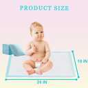 Disposable Changing Pads for Baby, 30 Pack Portable Diaper Changing Pad Liner, Baby Changing Pad Waterproof Underpads Changing Table Pads Leak-Proof Breathable (Blue, 18x24 Inch)