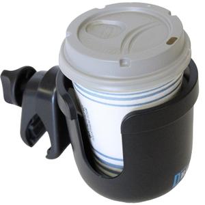 W4W Universal Stroller Cup Holder  Mega Strength Adjustable Clamp fits on Any Bike, Walker, Wheel Chair, Car  Large Adjustable Drink Holder fits Any Size Cup, Water Bottle, Can etc.