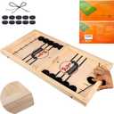 Fast Sling Puck Game,Sling Puck Game, Sling Board Games Toy,Paced Winner Board Games Toys for Kids & Adults (14.4*8,5")