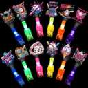 Tuanse 36 Pcs Ice Cream Drip Baseball Finger Lights Gifts Bulk for Kids Glow in the Dark Finger Lights Baseball Ice Cream Theme Birthday Party Decorations Supplies