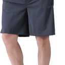 Zoulee Men's Lightweight Athletic Shorts Quick Dry Workout Sports Shorts with Front Fly Inseam 9" Dark Gray M