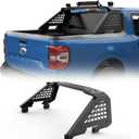 Sport Roll Bar Compatible Ford Maverick 2022 2023 2024 2025 | Quick Installation no Drilling Required | Light Mount | (Black Web)