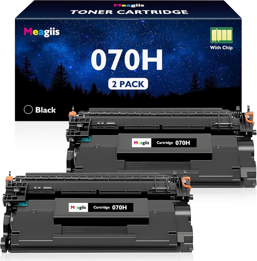 070H Toner Cartridge 2-Pack Replacement for Canon 070H Black High Yield Toner Cartridge CRG-070H CRG070H for Canon imageCLASS MF465dw MF462dw LBP247dw LBP246dw MF460 LBP240 Series Printer Ink