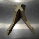 Geelin Slackline Balance Board Stand Slackline Board Display Rack Wooden Balance Training Accessories for Adult Gym Fitness Center Yoga Surfing Training, 10 x 7.5 x 4 Inch