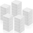 Oudain 100 Pcs White Cleaning Cloths Bulk Reusable Cleaning Rags Cotton Washcloths Absorbent Dishcloths Small Kitchen Rags Soft Bath Towels for Housekeeping, 9.8 x 9.8 Inch