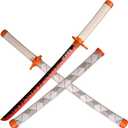SV Anime Demon Slayer Sword Katana 31 Inch Decorative Collectible Gift Cosplay Sword，Various Styles 