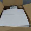 PAICUIKE 100Pcs White Kraft Paper Bags with Handles, 11x6x11 Inch Large Shopping Gift Bags for Valentine’s Day, Retail, Parties, Weddings, Birthdays, Gift Packaging