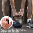 Upgrade Rypt Grip Gym Hand Grip Weight Lifting Grip for Men and Women Anti- Slip Workout Grips-Soft Silicone Hand Palm Protector Gloves for Weight lifting Push-Ups Gym Training and Exercise-Grey.