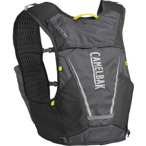 CamelBak Ultra Pro Running Hydration Vest, 34oz (Small, Graphite/Sulphur Spring)