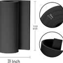 15mm Thick Black Eva Foam Cosplay Sheets roll, 13.9" x 39" Premium eva Craft Foam for Cosplay Costume by MEARCOOH