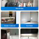 Under Cabinet Lighting LED Motion Sensor Lights Plug in Indoor, 16 inch 500LM 12V Under Counter Super Bright Ultra Thin Magnetic for Kitchen/Closet/Hallway/Toilet/Garage(Cool White/6000K)