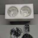 Modern Black Farmhouse Clear Glass Cylinder Pendant Light Fixture,Island Lights for Kitchen,Mini Pendant Lighting for Kitchen Island Decor - 4.75 Inch Shade 58 Inch Cord (Black 2 Pack)