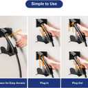 for Tesla Charger Holder Wall-Aligned Mount Space-Saving, NACS Charger Cable Holder Organizer for Tesla Model 3/Y/X/S & NACS Chargers