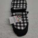 KITCHENAID Gingham Mini Oven Mitt 2-Pack Set, Matte Black, 5.5"x8"