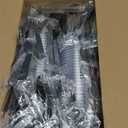 Szsrcywd 100pcs 12 Oz Plastic Cups with Dome Lids and Sporks,Clear Disposable Dessert Containers for Ice Cream,Fruit,Parfait,Pudding,Yogurt,Jelly,Hole in the Lid,50 Set