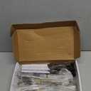 Silver Matte Silverware Square Handle 30 pieces Stainless Steel Cutlery Set for 6 Tableware Modern Eating Utensils for Home Kitchen Bar Restaurant