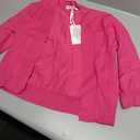 Women's 3/4 Sleeve Cropped Cardigan Sweaters Open Front Bolero Short Shrugs S