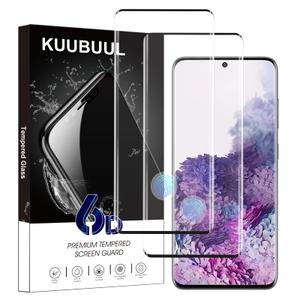 KUUBUUL for Samsung Galaxy S20 Tempered Glass Screen Protector, [2 PACK][Recognizable Fingerprint][9H Hardness][Bubble Free][Anti-scratch] Screen Protective Film, 1 Pack 