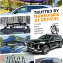Snailfly Aluminum Roof Rack Cross Bars Fit for 2019-2025 Hyundai Palisade SE SEL XRT Limited Calligraphy with Flush Side Rails, Aerodynamic Rooftop Cargo Carrier Luggage with Anti-Theft Lock