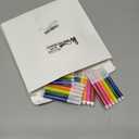 Watersay 72 Pcs Mini Markers Bulk Colored Pen 3.4 Inch Vibrant Colors Portable Short Colored Markers Assorted Multicolor Watercolor Marker Pen for Adult Office Supplies (6 Colors)