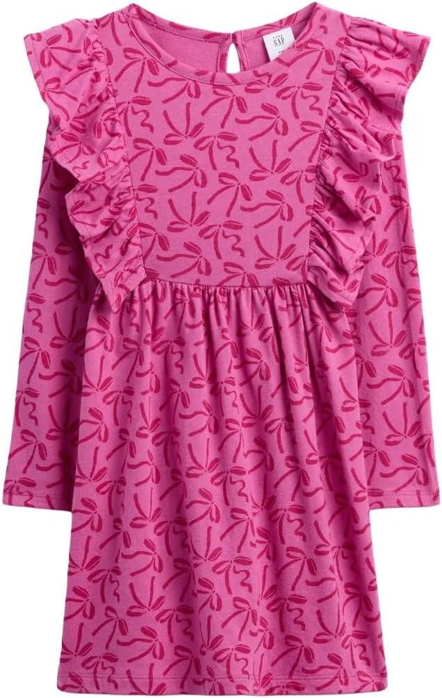 Gap Baby Girls' Long Sleeve Knit Dress (Pink, 5 Years Old)