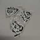 Morcheiong 40 Pcs Iron on Number Patches 0-9, 2 Inch Iron on Embroidered Numbers for Clothing, Pants, Hats, Bags- Black