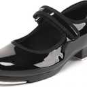 Tap Shoes for Girls Boys,Kids Tap Dance Shoes for Toddler (3 Big Kid, Black)