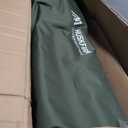 Oversized 2 Pack Camping Chairs, Padded Camping Chair Support 450LBS, Green, Twin Pack