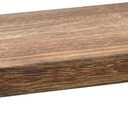 Nuogo Wood Riser Tray Soap, Stand Soap Tray for Kitchen Sink, Wood Pedestal for Kitchen Counter Sink Stand Decorative Rustic Bathroom Dishes Plant Bottles Candles Display(9 x 6 Inch,Brown)