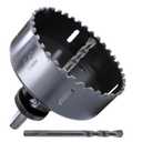 4-1/2 inch Carbide Grit Hole Saw Cutter for Hardy Plank Air Brick Stucco Drywall Fiber Cement siding Backer Board Plasterboard
