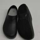 Mens Clogs Non Slip Chef Shoes for Women Men Food Service Comfortable Water Resistant Unisex Nursing Nurse Shoes for Work Kitchen Restaurant (9 Women/7 Men, Black)