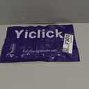 Yiclick Exfoliating Body Scrubber (2 Pack), Body Exfoliator Scrubber, Exfoliating Sponge for Shower Bath, Shower Loofah Luffa Lufa with Handle for Men Women, Dead Skin Exfoliator for Body Scrub (Black)