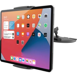APPS2Car for Sturdy iPad Holder for Car CD Slot Tablet Mount, 2-in-1 Universal 4.7-11" Holder for iPad Pro 11 Air Mini, iPhone, Galaxy Z Fold, Adjustable 360 Rotation, Road Trip Essentials