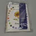 Beginner Watercolor Painting Kit Watercolor Workbook Coloring Book 12 Colors Paint Set with Brush, Easy Nature Scenes Beginner Friendly Watercolor Paint Set Gift for Adults Teens. (Flower)