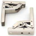 90 Degree Folding Door/Shelf Hinge Hidden Bracket Table Holder Furniture Parts(2pc)