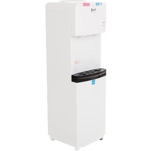 Avanti Water Cooler Dispenser Top Loading, Holds 3 & 5 Gallon Bottles with Stainless Steel Reservoir, Cold and Hot Temperature, Perfect For Homes, Kitchens, Offices, Dorms, White